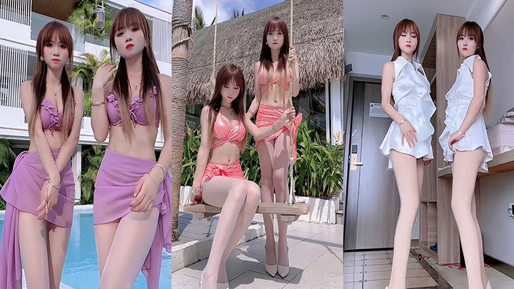 快手双胞胎大妹二妹付费定制